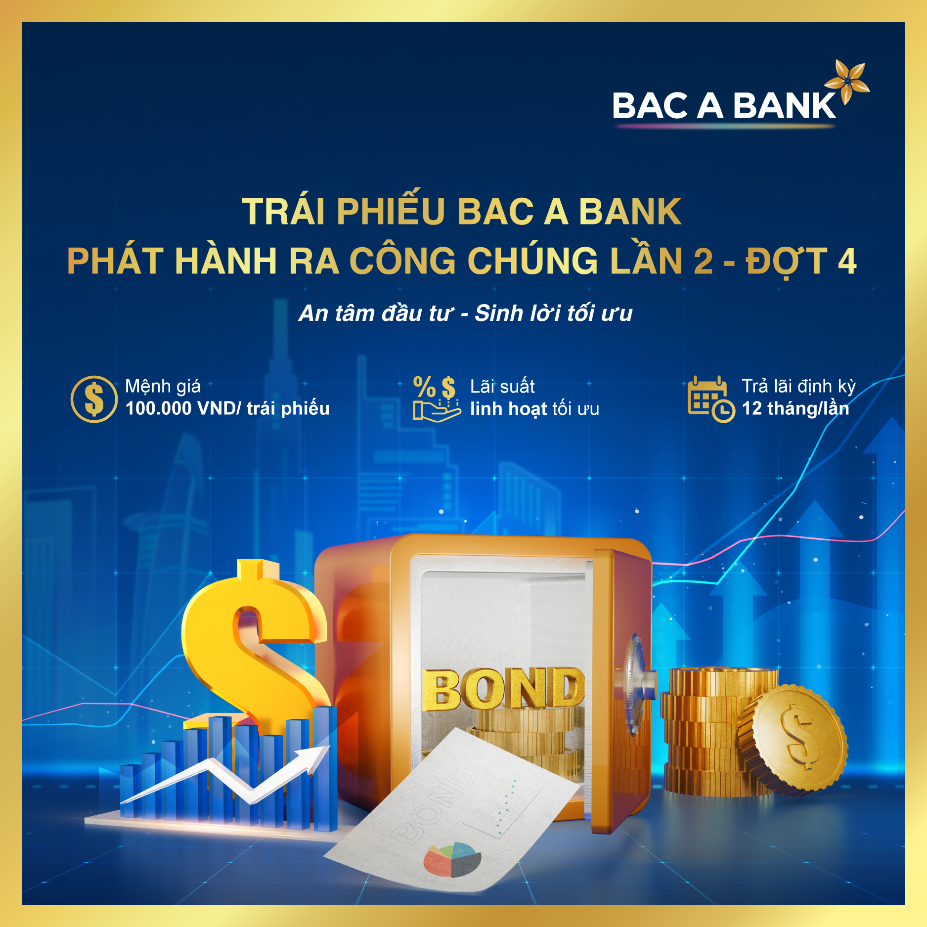 BAC A BANK tiếp tục phát hành trái phiếu ra công chúng - Thu hút khách hàng tích lũy an toàn, sinh lời tối ưu - Ảnh 2.