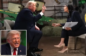Ông Trump nổi nóng trên sóng truyền hình, đột ngột bỏ ngang cuộc phỏng vấn