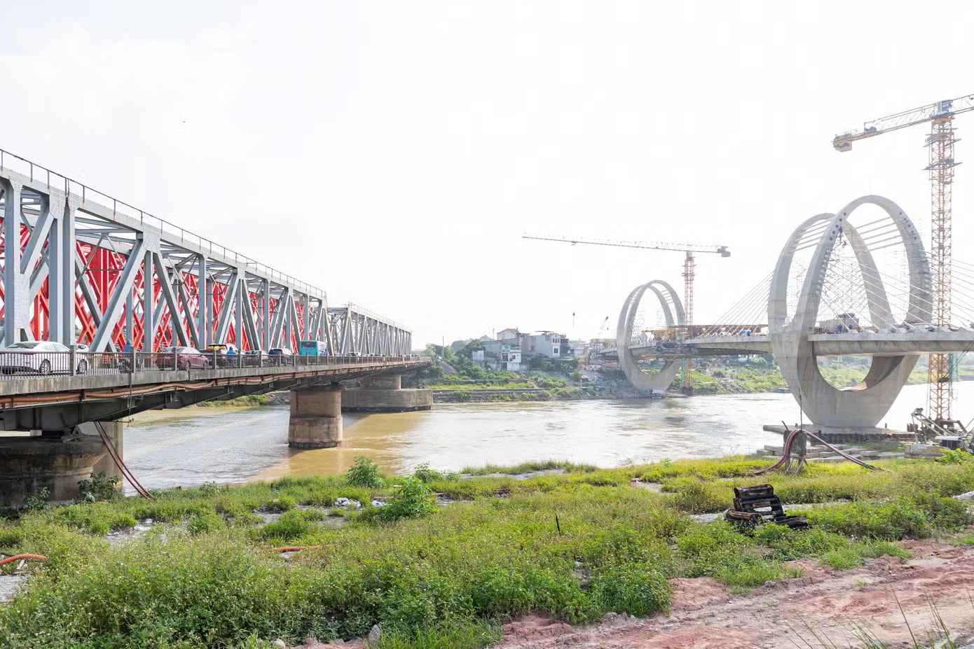 Cận cảnh cầu Đuống 120 năm tuổi trước thời điểm dự kiến tháo dỡ - Ảnh 3.