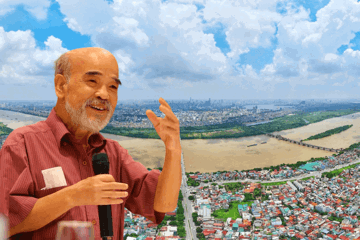 Nói về vị thế chiến lược sông Hồng trong Quy hoạch Hà Nội 100 năm, GS. Đặng Hùng Võ khẳng định 'đây là bước đi tuyệt vời'