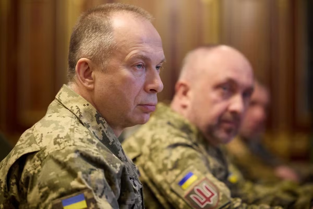 Ông Oleksandr Syrskyi - Tổng tư lệnh các lực lượng vũ trang Ukraine. (Ảnh: Reuters) Ukraine chuẩn bị đối phó khả năng Nga mở cánh tấn công mới từ phía bắc - Ảnh 1.