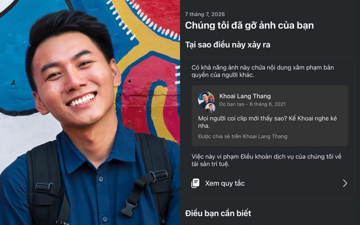 Vì sao Khoai Lang Thang bị cấm dùng chính hình ảnh của mình?