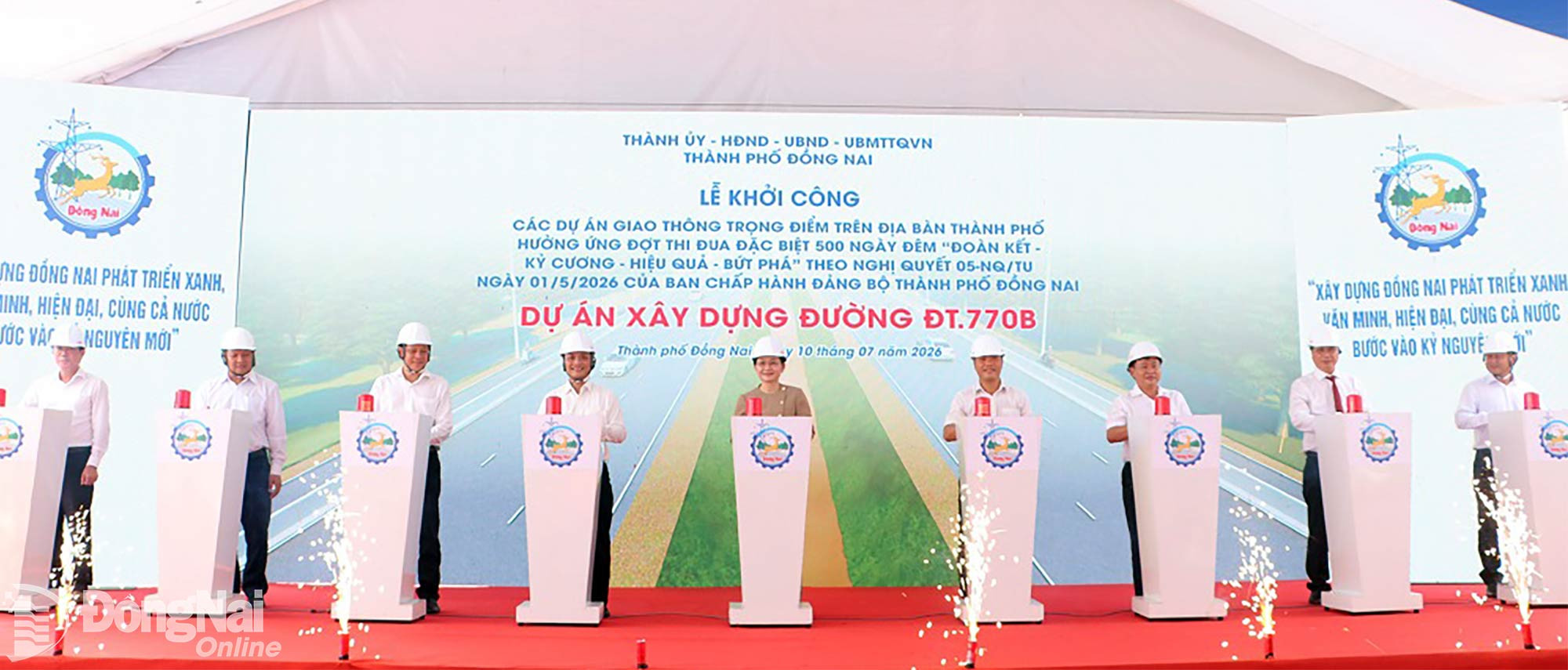 TP lớn nhất Việt Nam đồng loạt khởi công 3 tuyến đường kết nối siêu sân bay Long Thành - Ảnh 1.