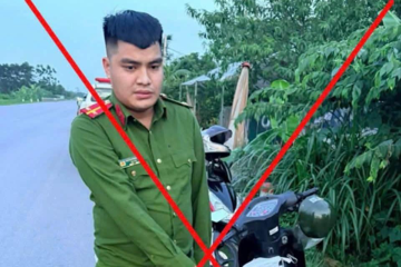 Bắt tạm giam 'cán bộ công an' Nguyễn Bá Nghĩa, SN 2001