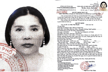 Công an Hà Nội phát lệnh truy nã Đào Thị Thanh SN 1982