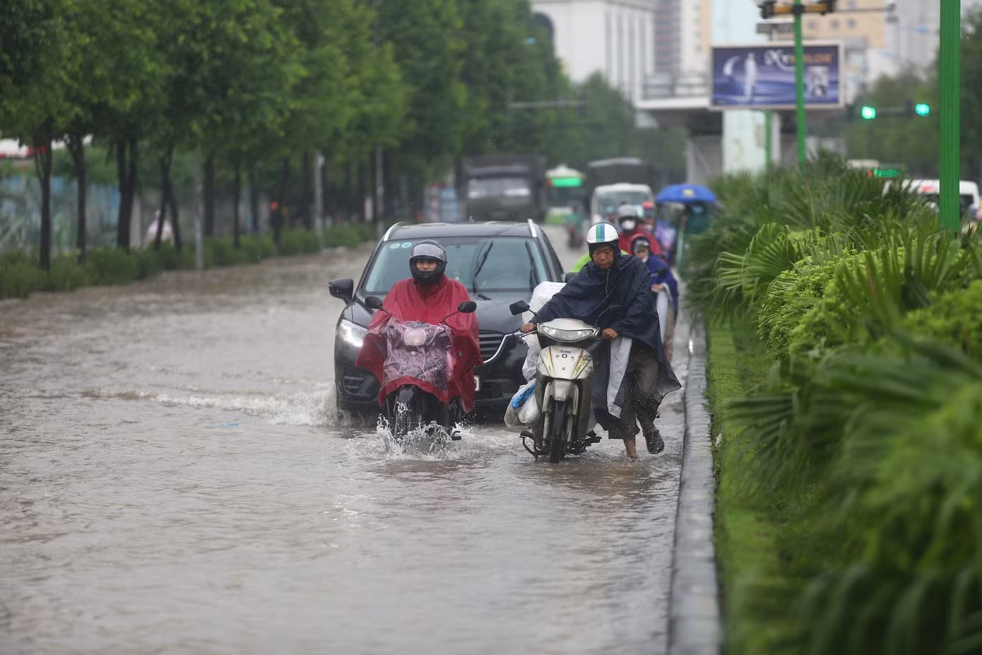 Miền Bắc mưa lớn trong nhiều ngày tới, cảnh báo ngập úng - Ảnh 1.
