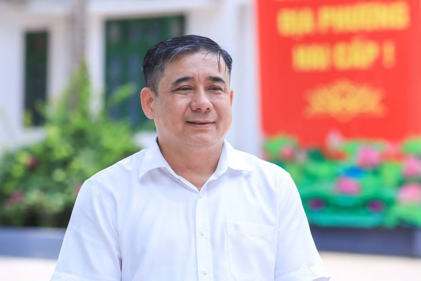 Ông Nguyễn Trọng Hải, Trưởng ban Xây dựng Đảng xã Thư Lâm. Ảnh: Hữu Thắng. Vì sao Thư Lâm, Phúc Thịnh được TP Hà Nội chọn thí điểm mô hình xã, phường XHCN? - Ảnh 4.