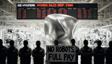 Gần 35.000 công nhân Hyundai chính thức đình công