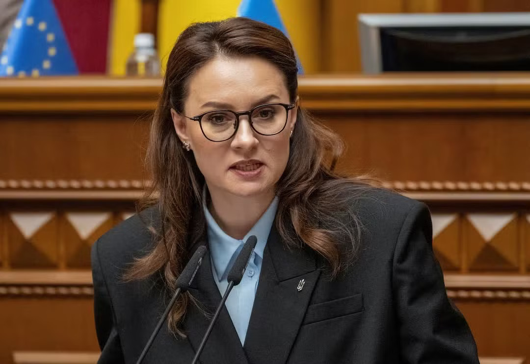 Thủ tướng Ukraine Yulia Svyrydenko. (Ảnh: Reuters) Tổng thống Ukraine Zelensky miễn nhiệm thủ tướng, cải tổ chính phủ - Ảnh 1.