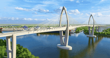 Chỉ vài ngày nữa, cây cầu dây văng có tĩnh không cao nhất Việt Nam chính thức đạt cột mốc quan trọng mới
