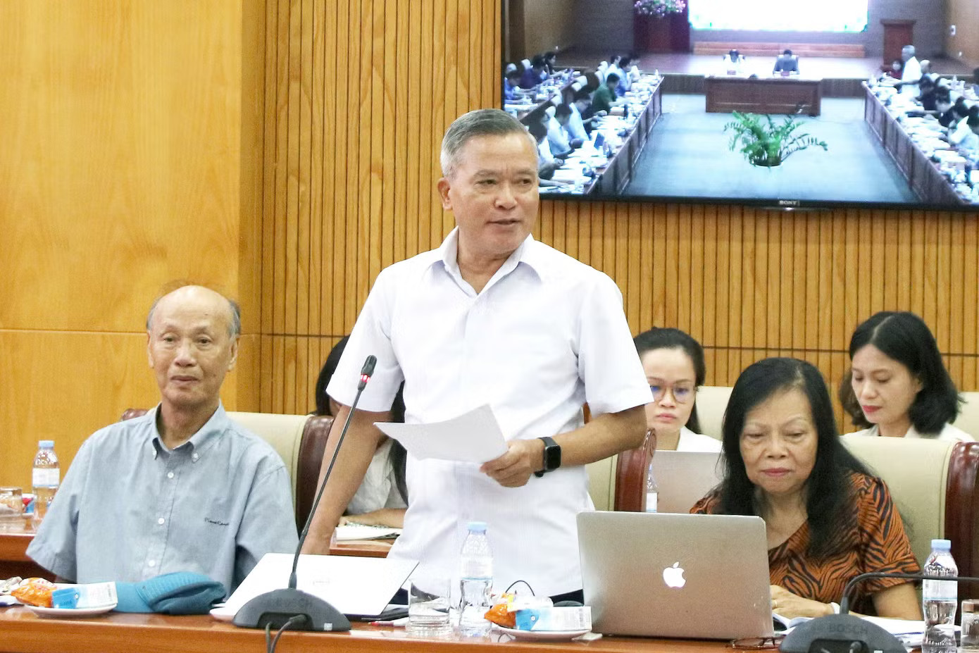 Ông Nguyễn Văn Pha. Ảnh: T.Đ. Bảo vệ, tạp vụ, lái xe công nghệ cần được quan tâm về nhu cầu thuê nhà - Ảnh 2.