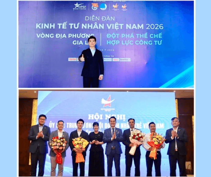 Phó Chủ tịch <a style='text-decoration: none;' href='/SHB'>SHB</a> Đỗ Quang Vinh tham gia Đoàn Chủ tịch UBTƯ Hội Doanh nhân trẻ Việt Nam - Ảnh 1.