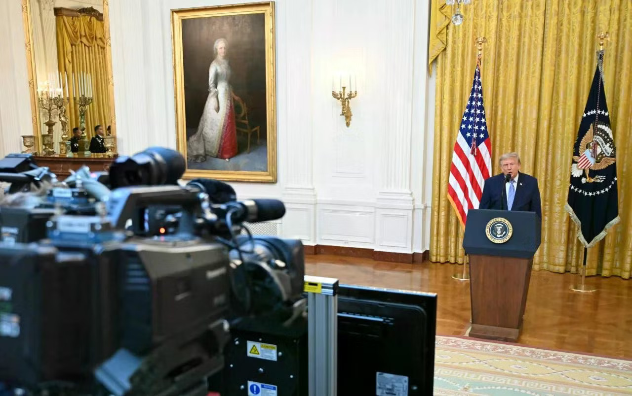 (Ảnh: Reuters) Có gì trong bài phát biểu giờ vàng đáng chú ý của Tổng thống Mỹ Donald Trump? - Ảnh 2.