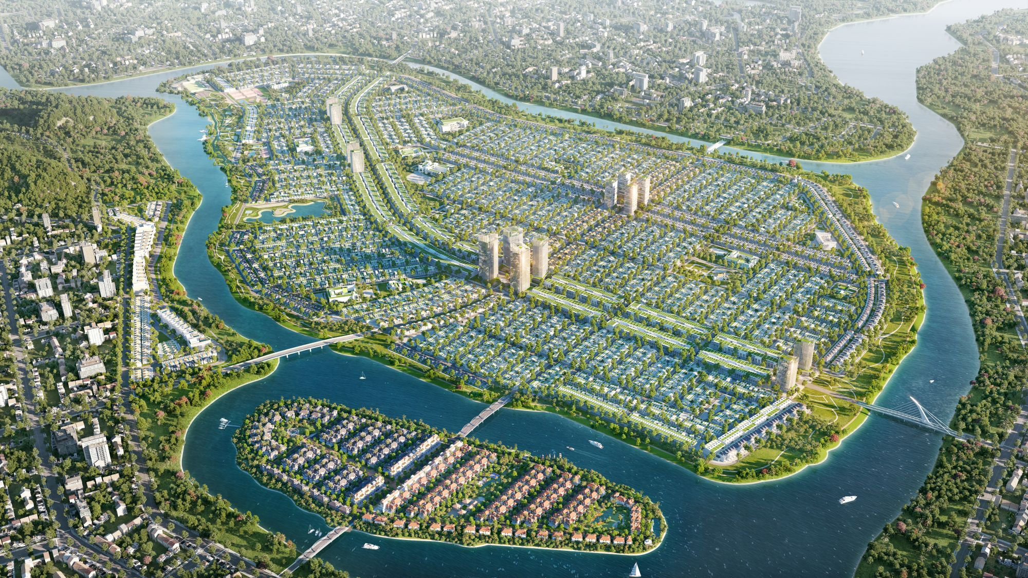 Toàn cảnh khu đô thị Riverpolis