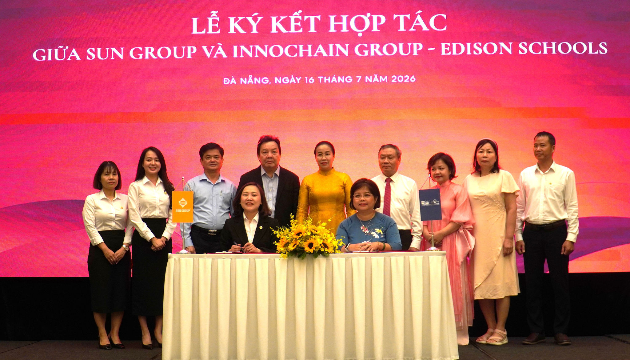 Tập đoàn Sun Group và Innochain Group đã ký kết Biên bản ghi nhớ hợp tác nghiên cứu, phát triển và vận hành các dự án giáo dục tại Khu đô thị Sun Riverpolis (1)