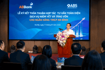 Chứng khoán ABS nhận 'game' tư vấn tăng vốn và niêm yết HoSE cho một ngân hàng