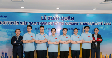 Olympic Toán quốc tế: Việt Nam thăng hạng, xếp thứ 5 toàn đoàn