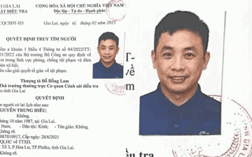 Công an truy tìm cựu nhân viên ngân hàng Nguyễn Trung Hiếu