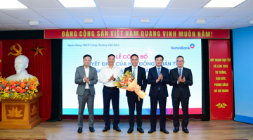 VietinBank có Phó Tổng Giám đốc mới