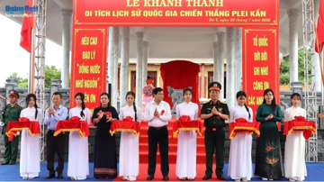 Chính thức khánh thành Di tích lịch sử Quốc gia rộng 5.500m2, nằm gần khu vực ngã ba Đông Dương