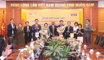 PVcomBank và Visa ký kết hợp tác triển khai giải pháp chuyển tiền qua Visa Direct