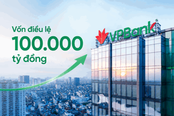 VPBank sắp phát hành hơn 2 tỷ cổ phiếu, nâng vốn điều lệ lên 100.000 tỷ đồng