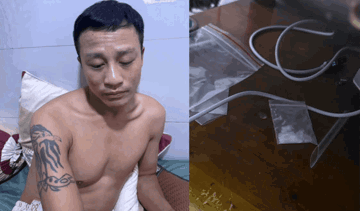 Bắt giữ Ngô Kim Tuấn trong một căn nhà
