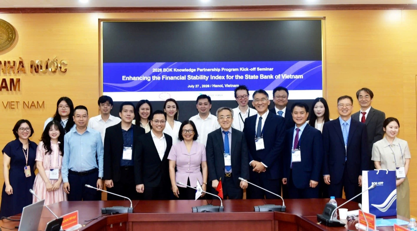 27.7 1 NHNN và Ngân hàng Trung ương Hàn Quốc khởi động Chương trình Đối tác chia sẻ kiến thức năm 2026