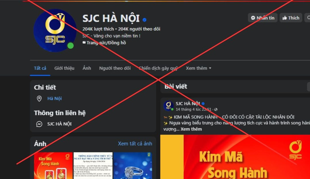 SJC phát cảnh báo khẩn đến toàn bộ khách hàng - Ảnh 1.