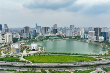 Hà Nội chính thức có công viên rộng gần 28ha, sở hữu hồ điều hòa gấp 1,5 lần diện tích Hồ Gươm
