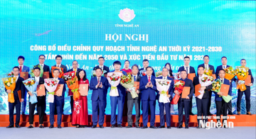 Nghệ An công bố 25 dự án hơn 110.000 tỷ đồng