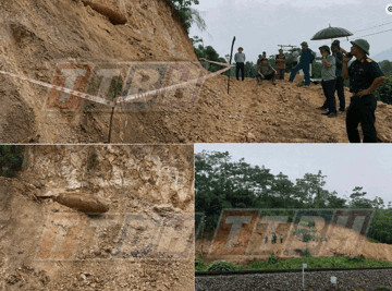 Phong tỏa tuyến đường đang thi công, ngăn chặn người dân tiếp cận hiện trường, huy động lực lượng xử lý quả bom nặng 500kg