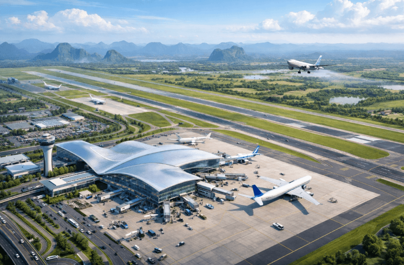 Việt Nam sẽ xây thêm sân bay quốc tế mới, cách sân bay Nội Bài khoảng 80km, công suất 5 triệu khách/năm - Ảnh 1.