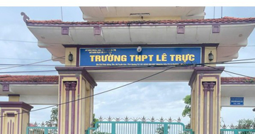 Hủy kết quả thi tốt nghiệp THPT 2026 của con trai Hiệu trưởng Trường THPT Lê Trực