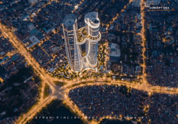 Lần đầu tiên Việt Nam có tháp đôi chọc trời 568m cao nhất thế giới, 'vượt mặt' Petronas Twin Towers của Malaysia