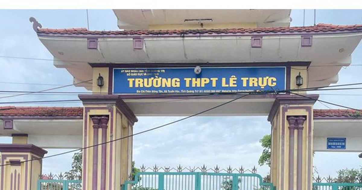 Đề xuất hủy kết quả thi tốt nghiệp THPT 2026 của con trai Hiệu trưởng Trường THPT Lê Trực - Ảnh 1.