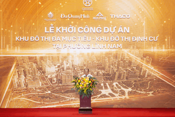 Liên danh Đại Quang Minh - THACO - Hòa Phát khởi công 2 khu đô thị quy mô 148.000 người trong siêu dự án cảnh quan sông Hồng