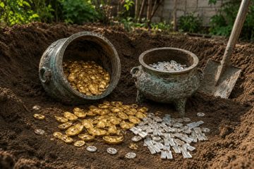 Phát hiện kho vàng bạc trị giá 11.625 tỷ đồng trong vườn nhà người nông dân, toàn bộ hiện vật được thu giữ