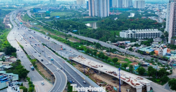 Toàn cảnh nút giao hơn 3.400 tỷ đồng ở TPHCM đang vướng mặt bằng