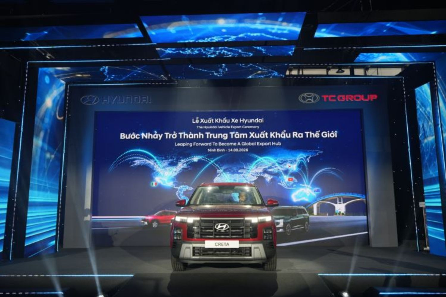 Lễ xuất khẩu xe Hyundai