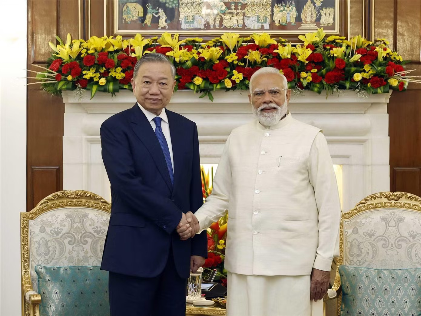 Tổng Bí thư, Chủ tịch nước Tô Lâm và Thủ tướng Ấn Độ Narendra Modi ngày 6/5/2026. Ảnh: TTXVN. Ấn Độ ở tuổi 80: Hành trình trở thành cường quốc tự cường và đối tác chiến lược toàn diện tăng cường với Việt Nam - Ảnh 1.