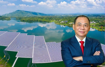 Công ty của tỷ phú Phạm Nhật Vượng sắp biến hơn 1.500ha mặt hồ thành nhà máy điện mặt trời nổi