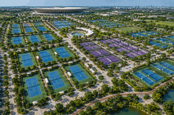 Việt Nam sẽ xây dựng công viên Tennis - Pickleball - Padel lớn nhất thế giới, quy mô gần 300 sân thi đấu