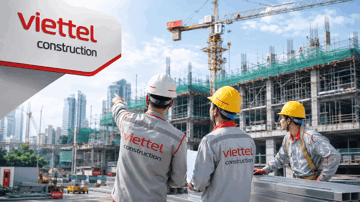 Viettel Construction (CTR) tăng tốc mảng xây lắp, doanh thu 7 tháng vượt 9.400 tỷ đồng