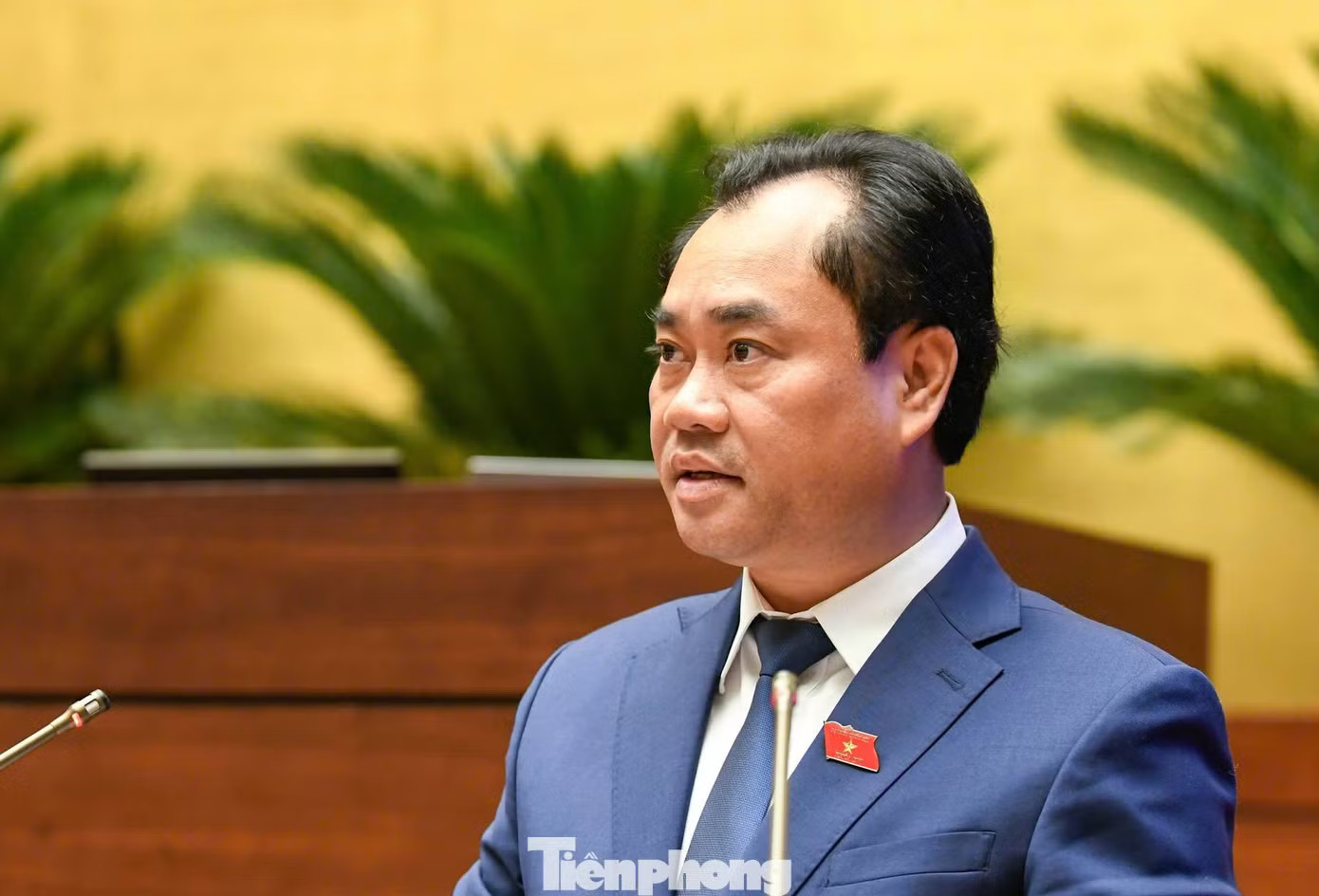 Bộ trưởng NN&MT Trịnh Việt Hùng. (Ảnh: Như Ý) Bỏ thủ tục 'công chứng' trong luật không làm mất quyền, nghĩa vụ hợp pháp trong giao dịch đất đai - Ảnh 1.