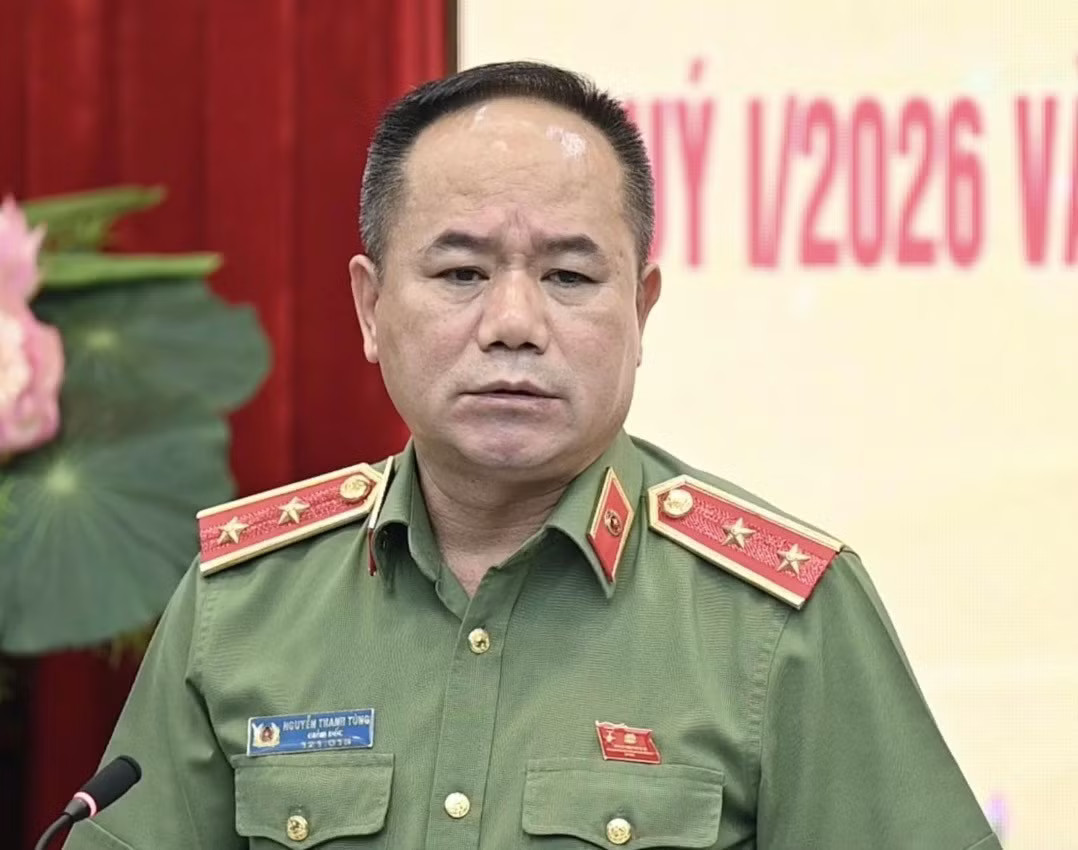 Trung tướng Nguyễn Thanh Tùng, Giám đốc Công an Thành phố Hà Nội. Ảnh: Trần Cường Giám đốc Công an Hà Nội, HLV Mai Đức Chung được đề nghị xét tặng Công dân Thủ đô ưu tú năm 2026 - Ảnh 1.