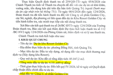 'Bãi đất trống' 4.500 tỷ đồng liên quan doanh nghiệp tư nhân Top đầu Nghệ An đối diện nguy cơ bị thu hồi