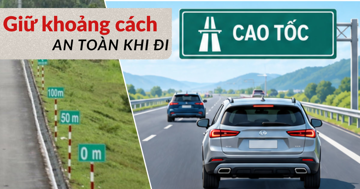 Lái xe trên cao tốc: Căn khoảng cách thế nào để không bị phạt?