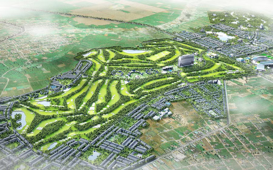 Phối cảnh Quần thể đô thị nghỉ dưỡng, giải trí và sân golf <a style='text-decoration: none;' href='/FLC'>FLC</a> Pleiku. Nguồn ảnh: <a style='text-decoration: none;' href='/FLC'>FLC</a>
