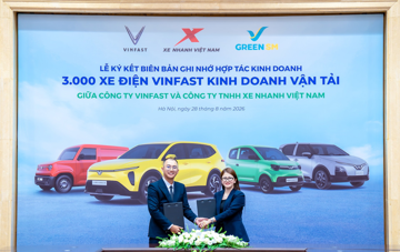 Xuất hiện 'khách sộp' chốt đơn 3.000 ô tô điện VinFast, vận hành trên nền tảng của Green SM